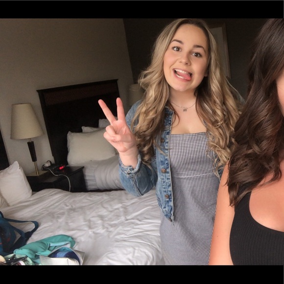 Checkered black and white dress - Picture 4 of 4